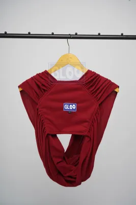 Gloo Baby Gendongan Bayi Depan M Shape Baby Wrap 3in1 Geos Baby Instan Premium with Sash Belt