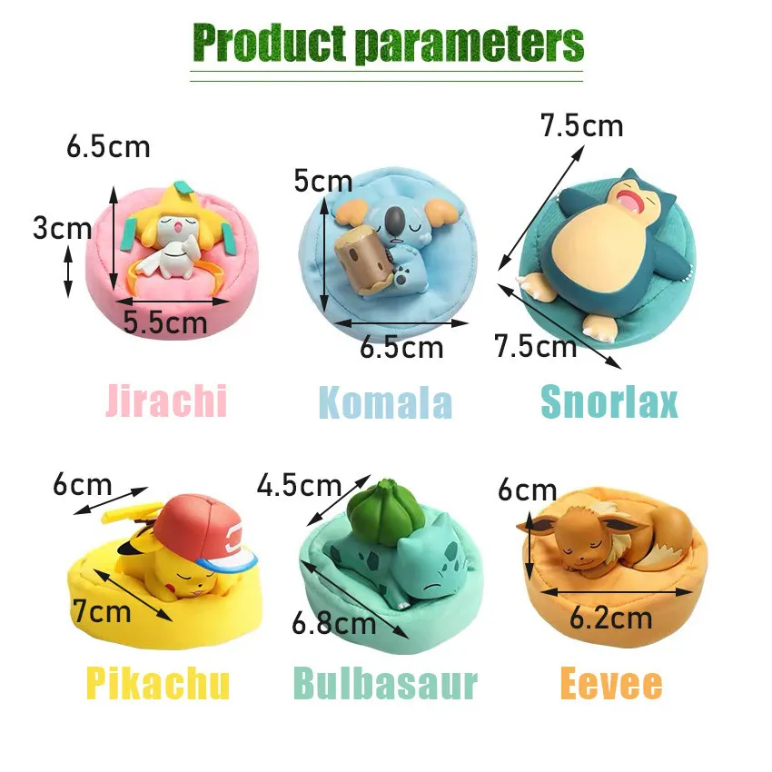 Action Figure Starry Dream POKEMON Series Cute Figure on Mini