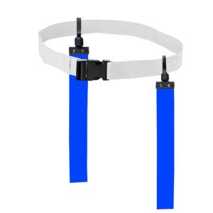 Youth Flag Football Belt - Adjustable Waist Strap with Detachable Flags