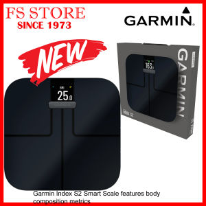Garmin Index S2 Smart Scale features body composition metrics and wireless connectivity