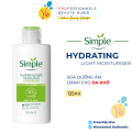 Lotion Dưỡng Ẩm Simple  Hydrating Light Moisturiser 125ml. 