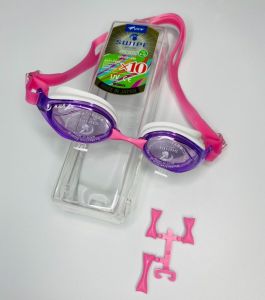 Kính Bơi VIEW V760 JASA Trẻ Em Tuổi 6 - 12 Hàng Nhật Tặng Hộp Đựng + Gọng Mũi