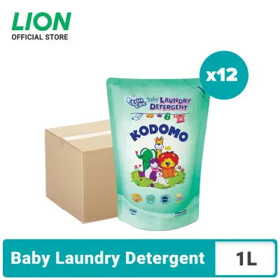 [Carton Deal] Kodomo Baby Laundry Detergent Extra Care Refill 1L