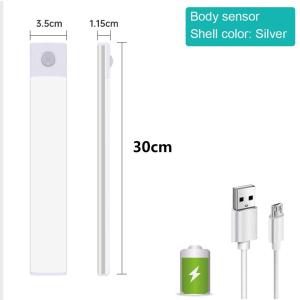 SG Wireless Motion Sensor Light Stick Portable Rechargeable Led Strip Kitchen Cabinet Wardrobe Bedroom Night Lamp