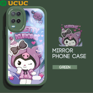 UCUC เคสสำหรับ OPPO A54 2021 A52 A5 2020 A53 2020 A55 Oppoa54 Oppoa52 Oppoa52020 Oppoa532020 Oppoa55เคสมือถือการ์ตูนคุโรมิเคสกระจกคลุมเต็มบางเฉียบปกหนัง