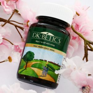 com bo 2 lọ Viên Tiểu Đường Dây Thìa Canh DK BETICS - Giúp ổn định đường huyết kiểm soát beh tiểu đường - lọ 60 viên