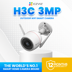 EZVIZ H3C 3MP/2K+ Wi-Fi Smart Home CCTV Camera Color Night Vision Two-Way Talk Voice Alerts