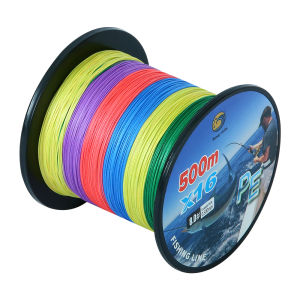 Senar Pancing Kepang Jepang 500m Pancing Laut Kuat Sepuluh Meter Satu Warna Hingga 150kg Kerapu Tuna Braided Fishing Line PE X12 X16