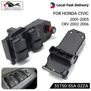 Power Window Switch for Honda Civic 2001-2005 CRV 2002-2006 Driver Side Window Master Control Switch