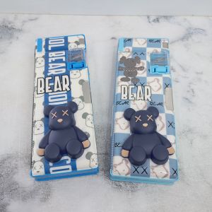Kotak Pensil Timbul Bear 3 Dimensi Squishy Pensil Case Magnet