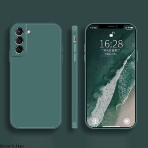 Soft Case Samsung Galaxy S21 Fe 5G Liquid Silikon Slim Skin Macaron candy Bludru