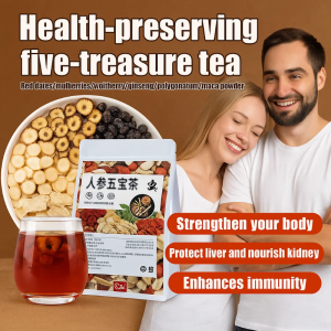Ginseng Five Treasures Tea Mens Health Tea Bag For Nourishing Liver And Kidney Clearing Heat And Detoxifying