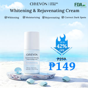 CHYEVON Triple Performance Brightening & Rejuvenating Cream 30g | Brightening Dark Spot Corrector Deep Hydration Whitening Moisturizing | Lightweight Non-Sticky Skin Repair | Deep Sea Kelp Extract Pro-Xylane Niacinamide FDA Approved