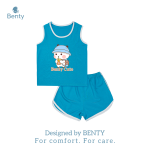 Ba lỗ in hình gấu cute BENTY BT071 thoáng mát ba lỗ hè thoải mái cho bé vận động