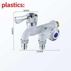 The joy of home Washing Machine Faucet Angle Valve Auto Stop Snap On Connector Tahan Lama Rumah Tangga Water Inlet