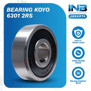 Laker bearing 6301 2RS KOYO Bearing Gardan Mio M3 Soul Gt 125 Roda Belakang Supra X Original KOYO INB JAKARTA