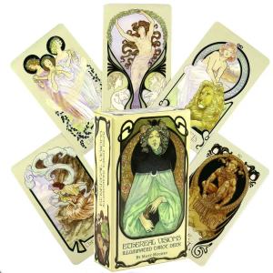 Bộ bài Tarot Ethereal Visions Illuminated Bài Tarot phong cách Tân Nghệ Thuật dùng để Sưu tầm Tiệc tùng Giải trí Làm quà tặng