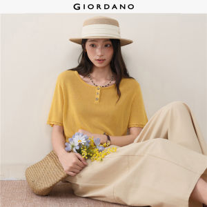 Giordano Women Women Linen Knitwear Free Shipping 18356209