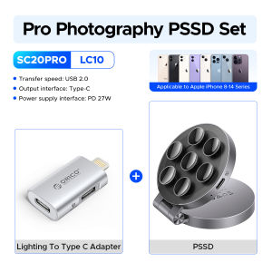 ORICO mininap xách tay SSD với điều chỉnh Giá để điện thoại lên đến 2050 MB/giây 256GB 512GB 1TB 2TB du lịch/ảnh bất cứ nơi nào cho nhiếp ảnh gia