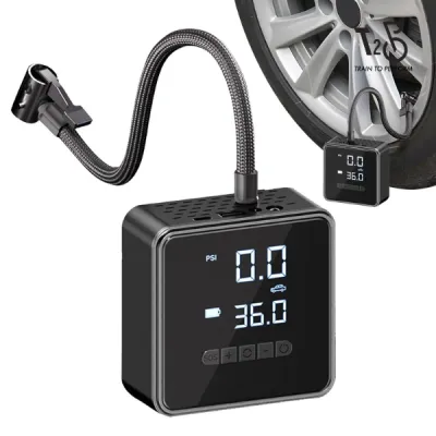 T2P Portable Electric Tire Air Pump Car Motorcycle Bicycle Tyres Ball Small Quieter Faster
