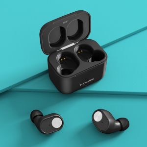 SoundMAGIC T60BT True Wireless Earbuds Bluetooth Headphones with Charging Case IPX6 Waterproof Stereo Earphones in-Ear Built-in Mic Headset