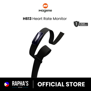 Magene H613 Heart Rate Monitor - Black strap - 1 year warranty - Fitness tracking