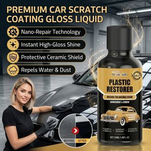 Auto Paint Scratch Repair Liquid Car Coating Agent Gloss Polish Compound Vehicle Surface Care Light Scratch Cover Paint Shine Restorer Exterior Protection Wax