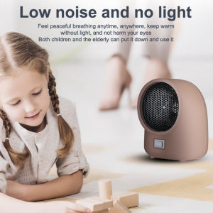 🔥🔥🔥fenglin US EU Portable Desktop Electric Heater Warm Air Blower Small Quick Heating Indoor Heating Dormitory Home Office Winter Heater