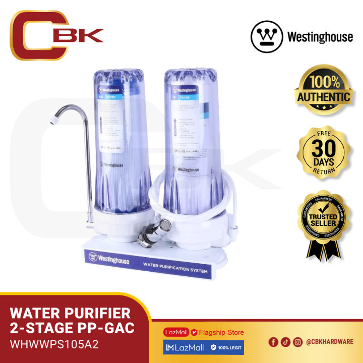 Westinghouse 2 Stage Water Purification System- With Polypropylene (PP ...