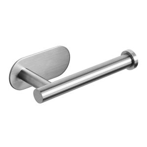 Topshome ที่แขวนกระดาษชำระ ที่แขวนทิชชู่(ทรงอ้วน)สแตนเลส 304 ในห้องน้ำ สำหรับใช้แขวนทิชชู่ม้วนเล็ก แข็งแรง ทนทาน BO-S001