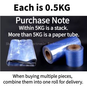 tubular PVC plastic film shrink heat shrinkable packaging 3 to 140 cm wide spot