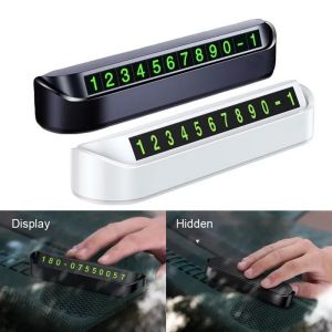 Ghi số điện thoại trên xe ô tô- dùng khi đậu xe