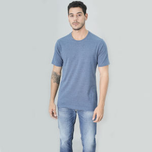 Johnwin - Regular Fit - Kaos Polos - Kaos Essential - Biru - Variasi Warna - FTS.622.S484.10.C-S/S - T-shirt Polos Basic