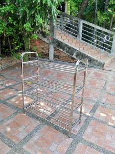 65x26x74 ชม 4 ชั้น ชั้นวางเท้า - สแตนเลส ชั้นวางของ