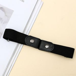 NOBLELYN Easy To Wear Invisible Belt Adjustable Canvas Elastic Waist Band Fashion Stretch Elastic Buckle-Free Belts Fashion Wear