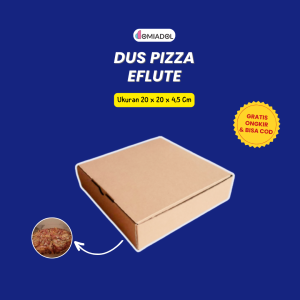 Box Dus Pizza Eflute - Ukuran 20x20x45 cm