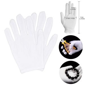 Breathable Anti-Skid Protective Gloves/High Stretch Soft Cotton Wear-Resistant Work Glove Household