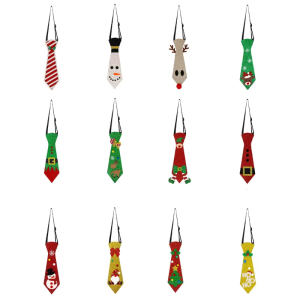 Giáng sinh Cà Vạt trang trí Cà Vạt giáng sinh trẻ em Giáng sinh chủ đề quan hệ trang phục dự tiệc 12 phong cách