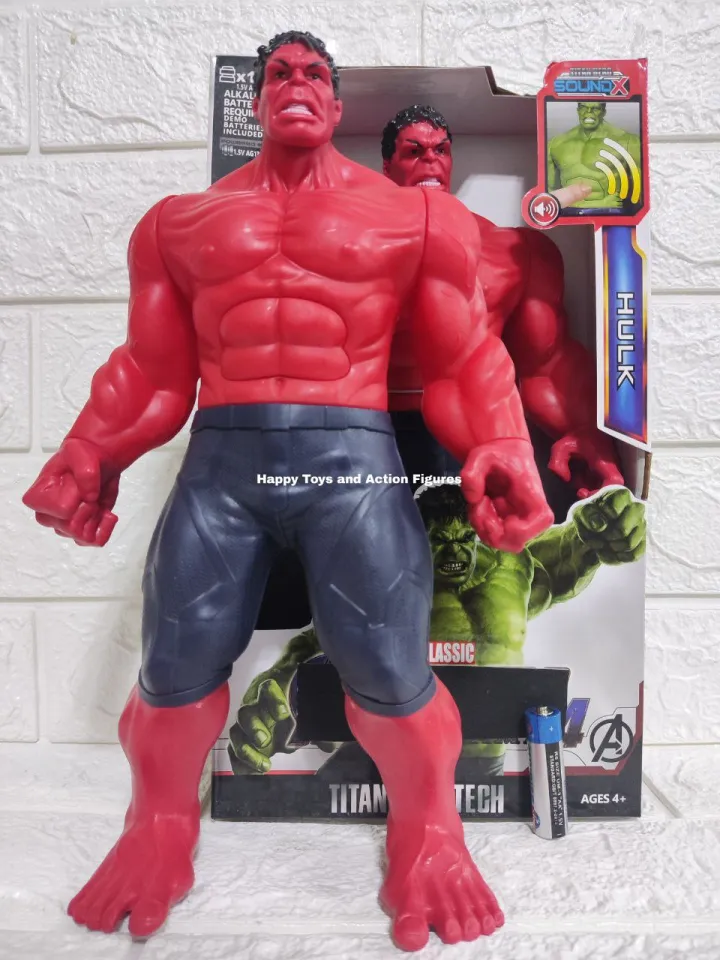 Titan Hero Series 12 Inch Red Hulk Action Figure RED ACTION