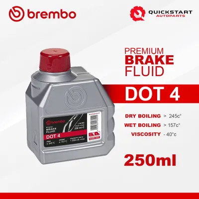 BREMBO DOT 4 Prime Brake Fluid 1 Liter 500ml 250ml
