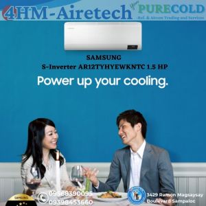 SAMSUNG S-Inverter ART12YHYEWKNTC 1.5HP Inverter Split type (installation not included)(warranty is covered by installer)