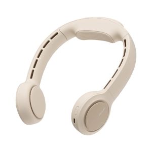 JISULIFE Bladeless Neckband Fan 4500mAh Type-C USB Rechargeable Ergonomic Neck Fans Portable Minimalist Design with Patented Technologies (2nd Gen)