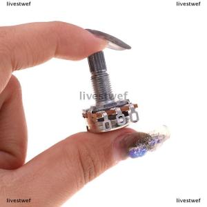 [COD] livestwef Brass Shaft Potentiometer For Electric Guitar Bass A250K/B250K/A500K/B500K