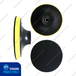 HDT Tatakan Amplas Bulat Tempel 4" Pad Gerinda Tangan