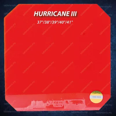 Original DHS Rubber Hurricane 3 Sticky Elastic Table Tennis Rubber Getah Ping Pong Hurricane III