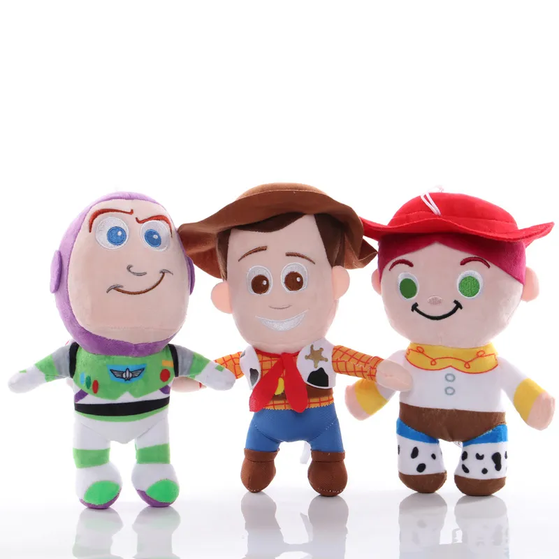 Movie Toy Story Plush Toys 15-25cm Woody Jessie Buzz Lightyear