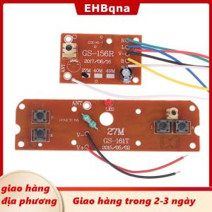 [COD] EHBqna 3PF Ship within 24 hours 4CH RC xe điều khiển từ xa 27MHz mạch PCB Transmitter và Receiver Board với ăng ten hệ thống đài phát thanh
