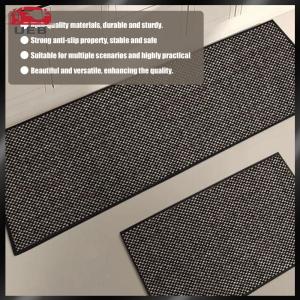 [UEB AUTO]Linen-Look Kitchen Floor Mat Non-slip Woven Kitchen Runner Absorbent Stain Resistant for Kitchen