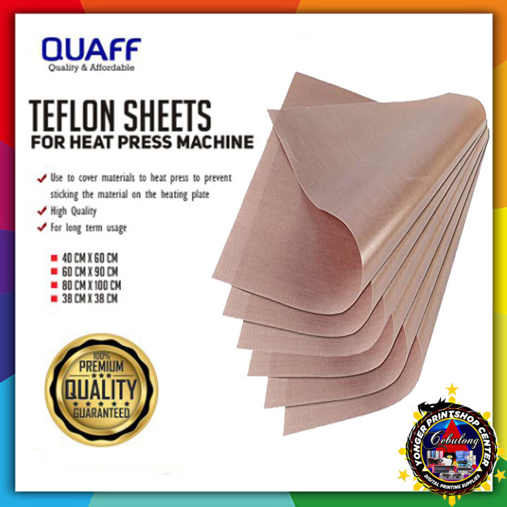 1 PC REUSABLE TEFLON SHEETS FOR HEATPRESS A4/A3/A2/LANYARD SIZE ...