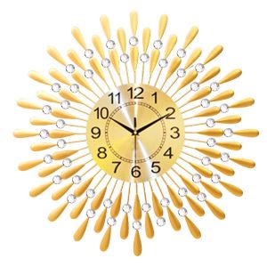 Metal Wall Clock Big Size Wall Clocks For Living Room/Bedroom Art Home Decor Elegant Peacock 3D Wall clock